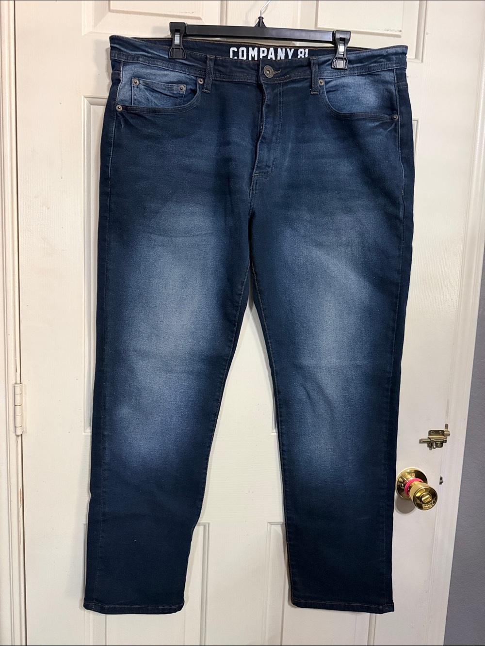 Company 81 Men’s Slim Straight Dark Indigo Jeans